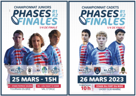 1/4 de finales Cadets et Juniors Saison 2022-2023 {PNG}